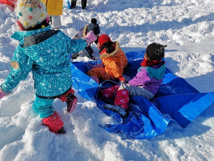 たっぷりの雪で遊ぼう 子供のための体験イベント 旭川市クリスタルパーク 旭川 道北のニュース ライナーウェブ